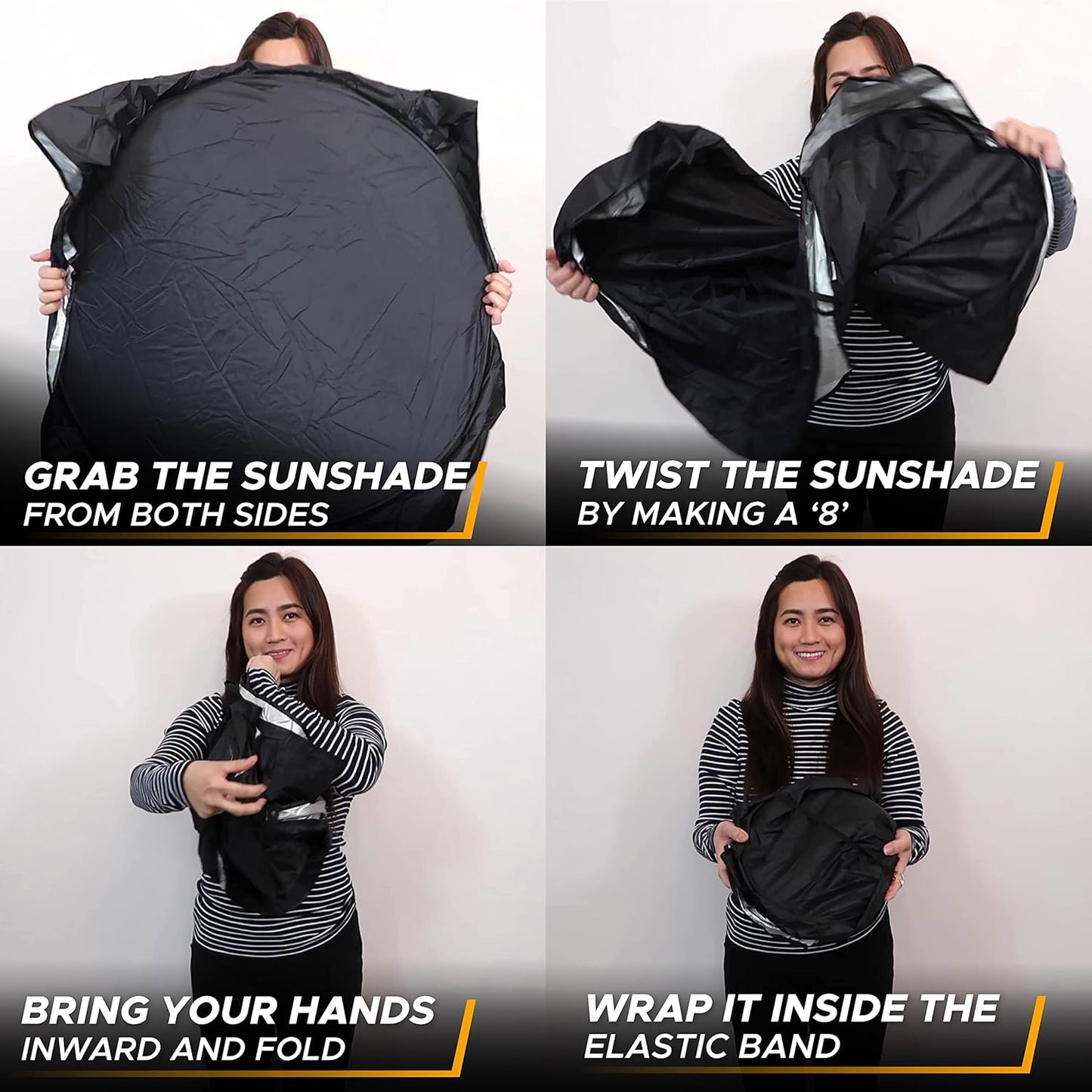 ECONOUR 2 Pack Car Sunshade 64 x 32 Inches - MHWCCM