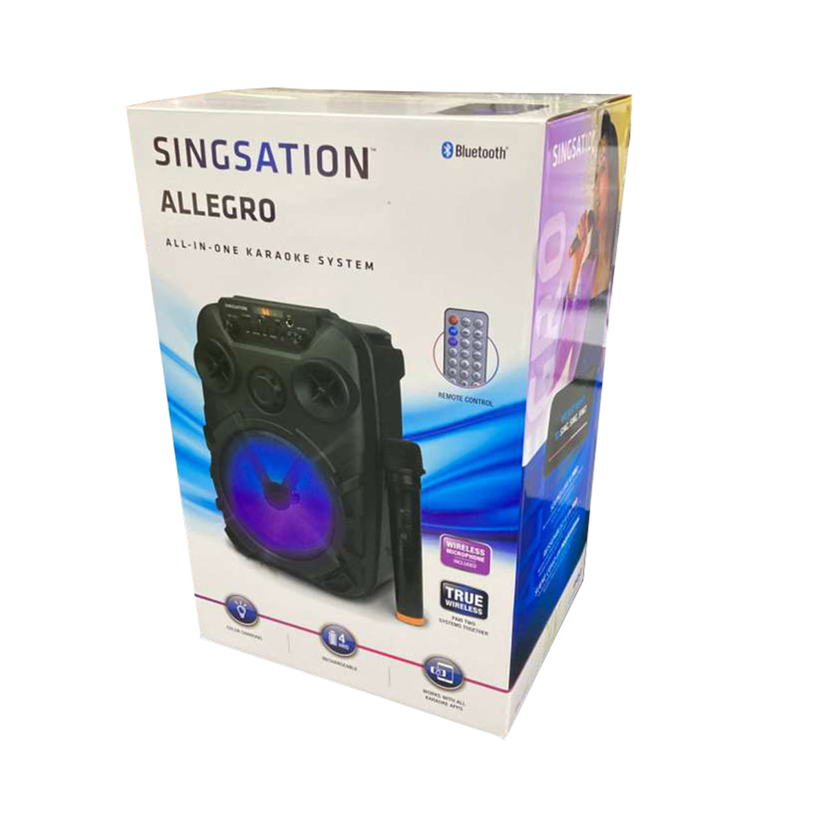 8 Inches All In One Karaoke System With Wireless Microphone & Remote - HT583