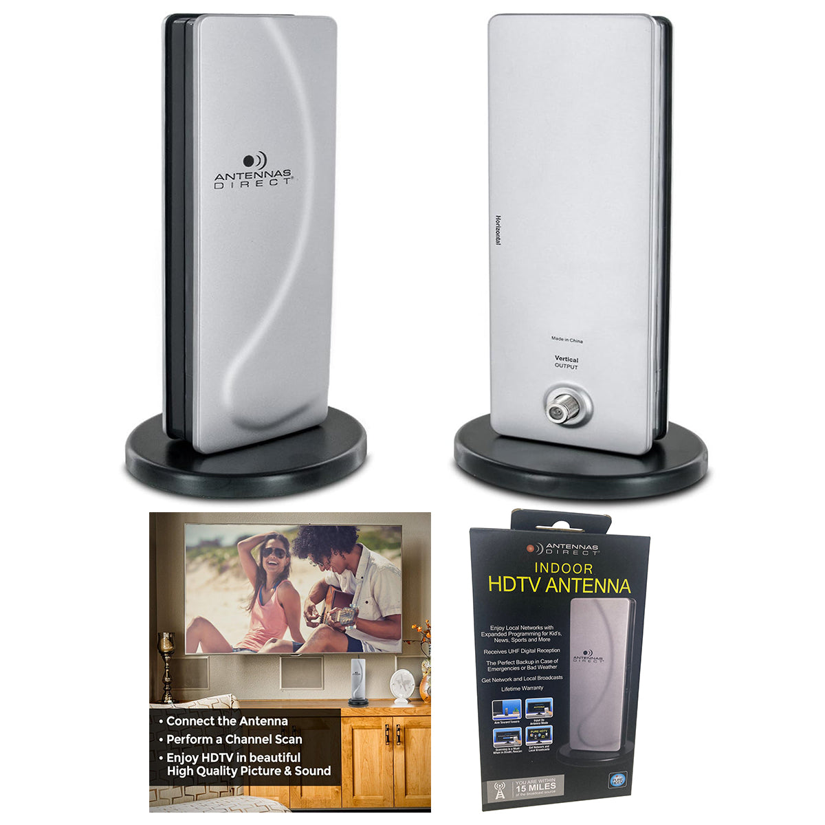 ANTENNA DIRECT Indoor HDTV Antenna - MANT095