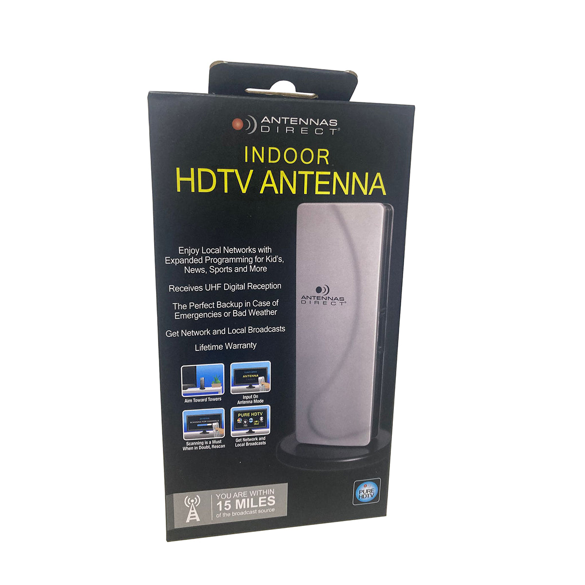 ANTENNA DIRECT Indoor HDTV Antenna - MANT095