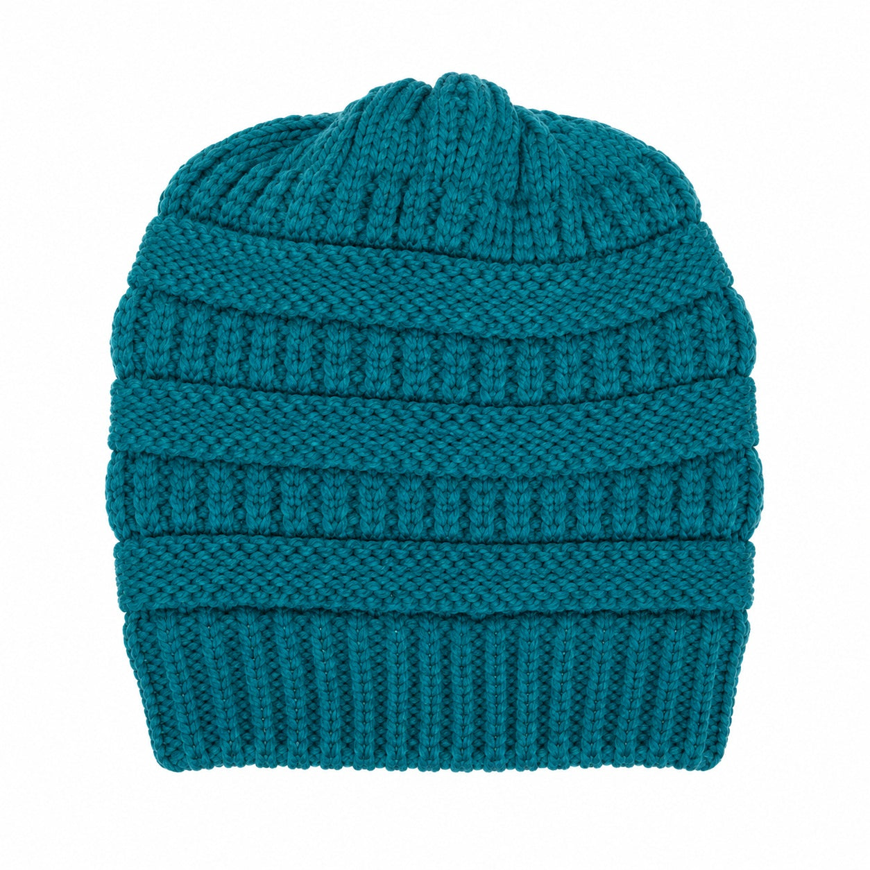 Messy Bun Knitted Beanie Hat - MBEANIE