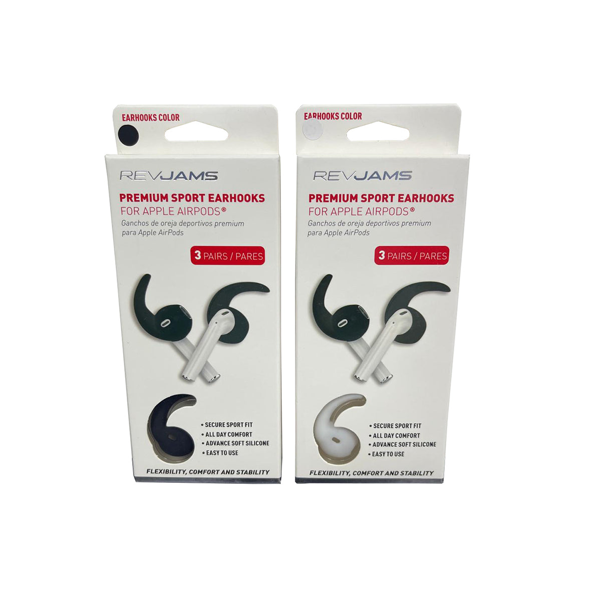 REVJAMS 3 Pairs Earhooks For Airpods - MEPCOVER