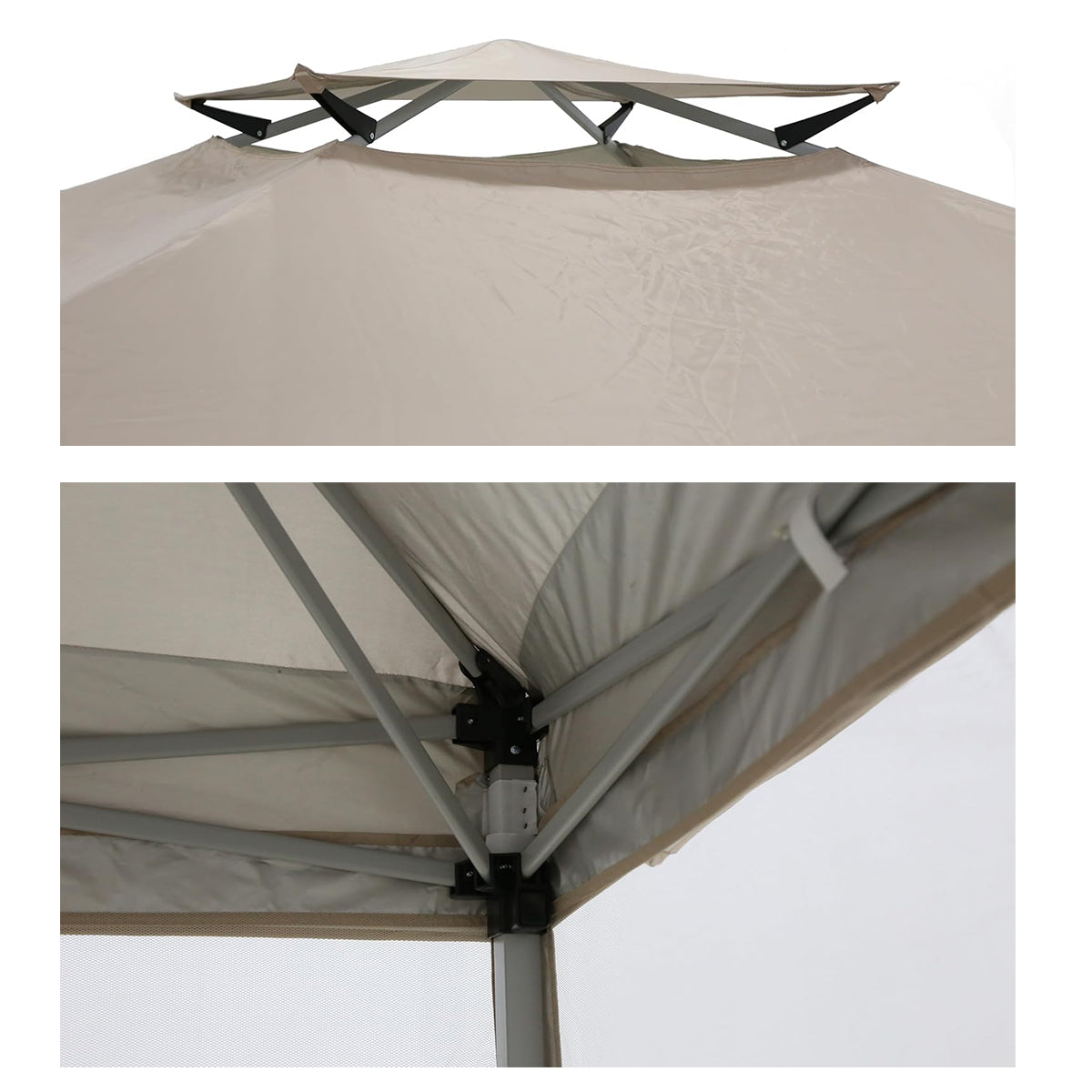 ELEVON 11 x 11 Ft Pop-up Gazebo Tent With Netting - MGAZEBO