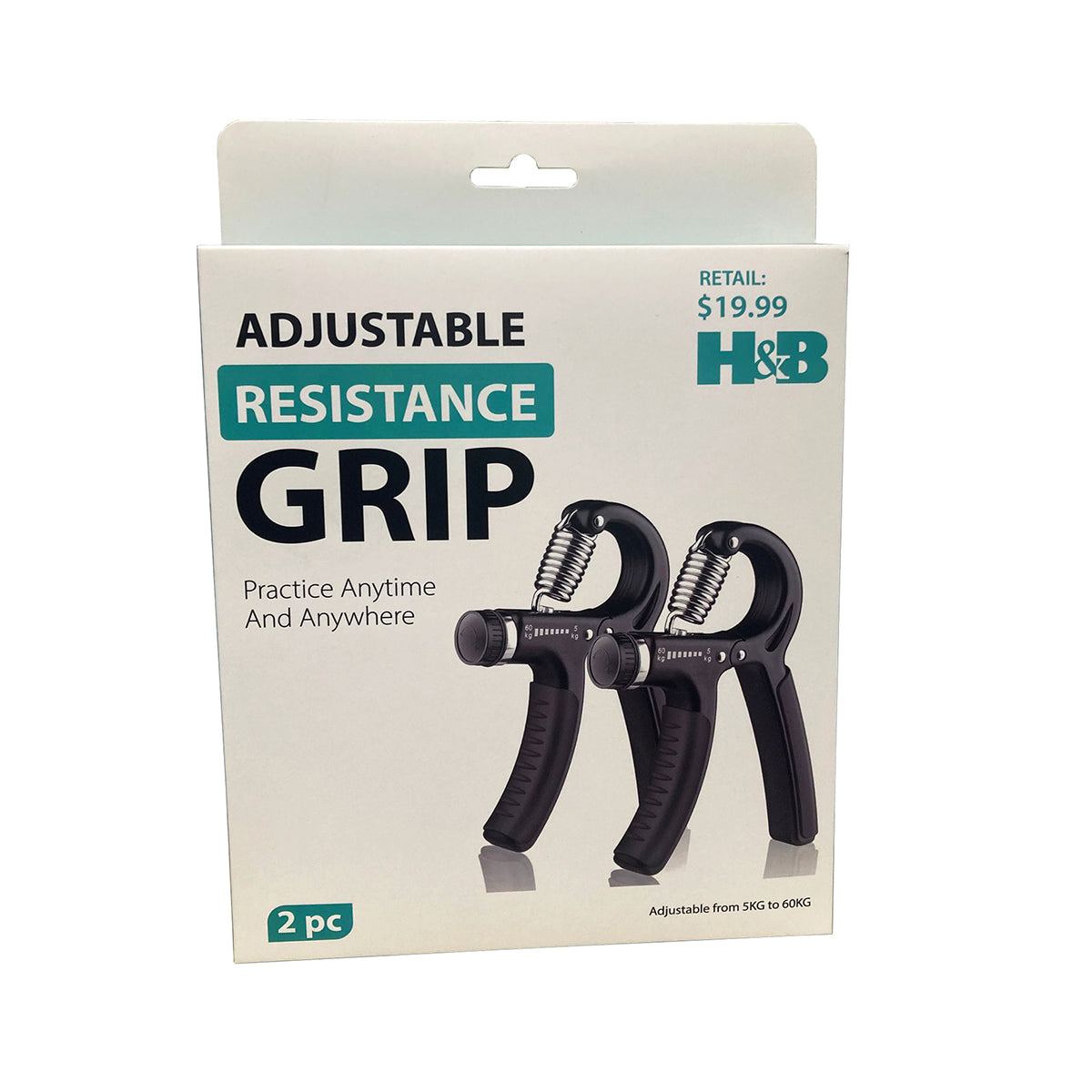 2 Pack Adjustable Resistance Grip - MGRIP2PK