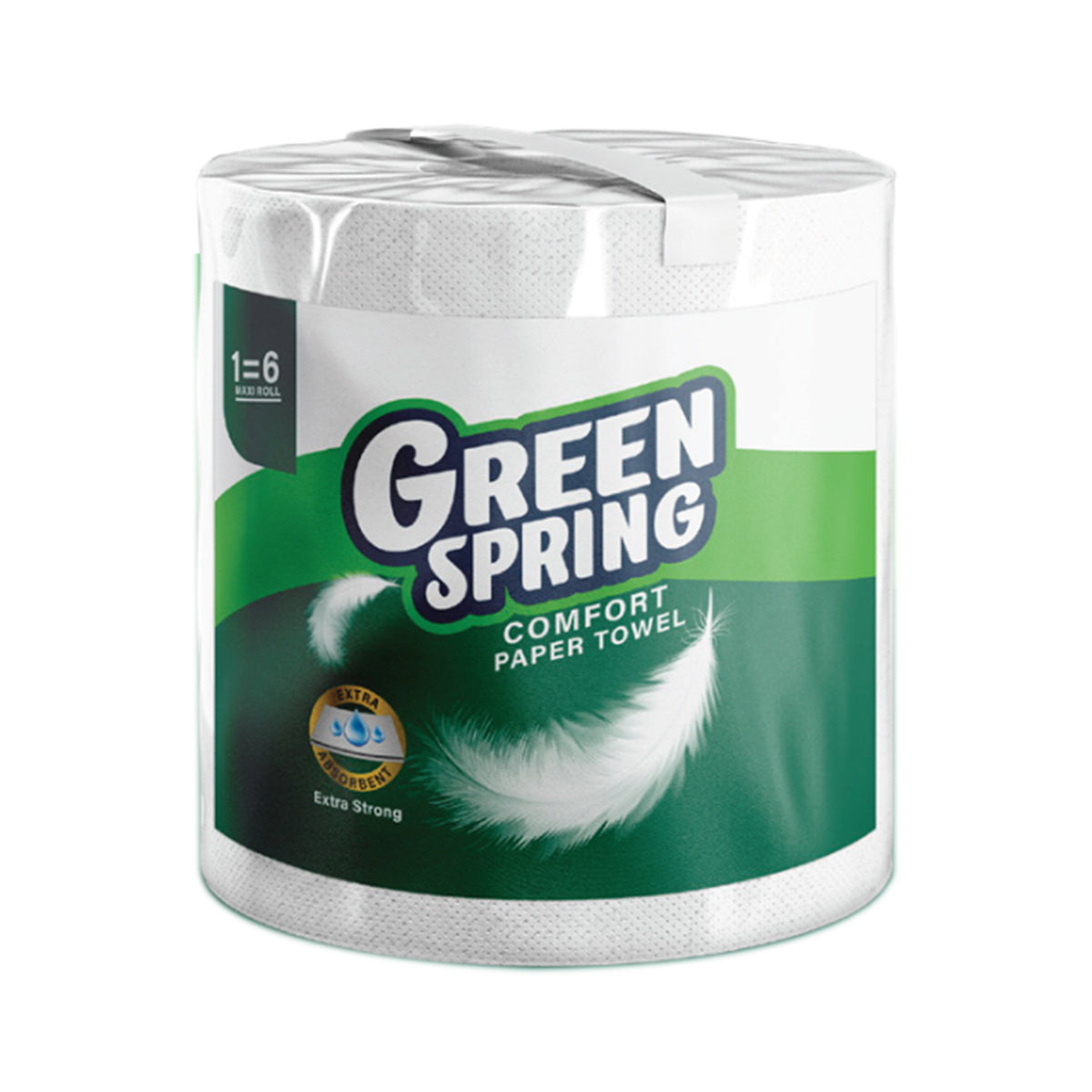 Green Spring Comfort Paper Towel 1=6 Maxi Roll - MHW8515