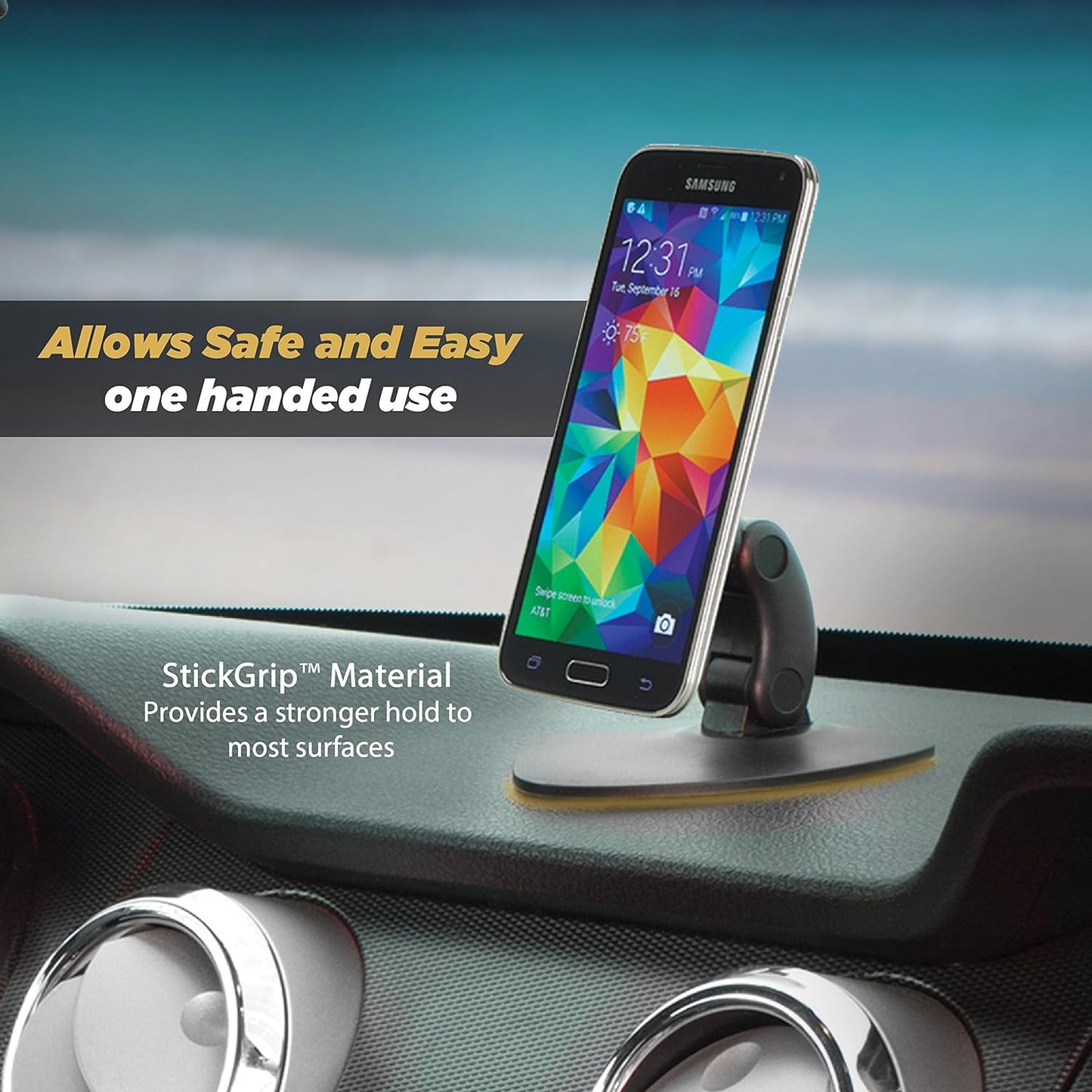 SCOSCHE Phone Magnetic Mount for Car Dash or Table - MMAGMS2