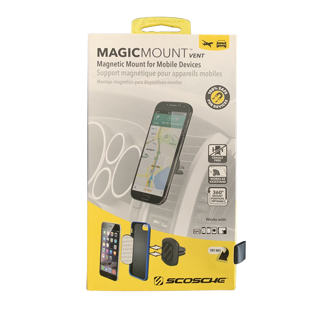 SCOSCHE Phone Magnetic Air Vent Mount - MMAGVNT2