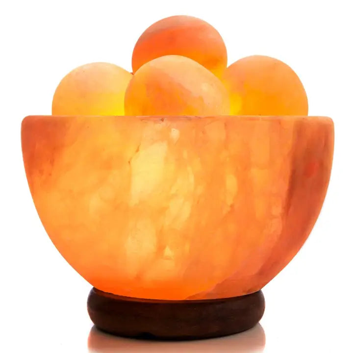 Himalayan Salt Lamp Bowl (Balls) - MSLB2