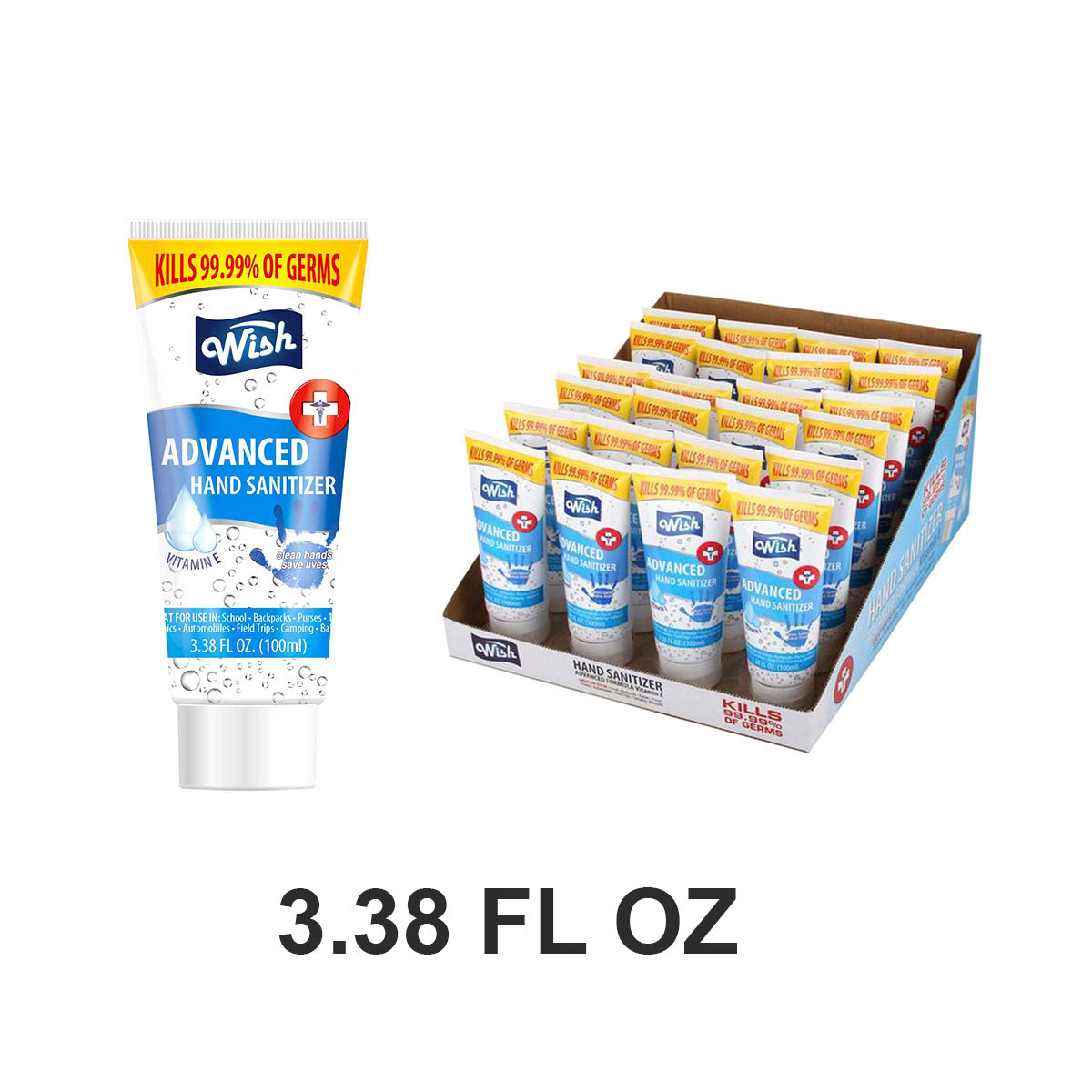 Wish Hand Sanitizer In Tube 3.38 Fl Oz Exp.2023 - MWISHSANITIZE