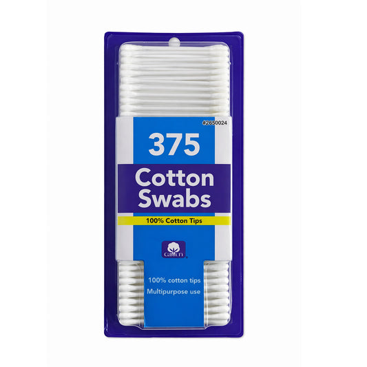 375 Count Plastic Cotton Swab - 375HB