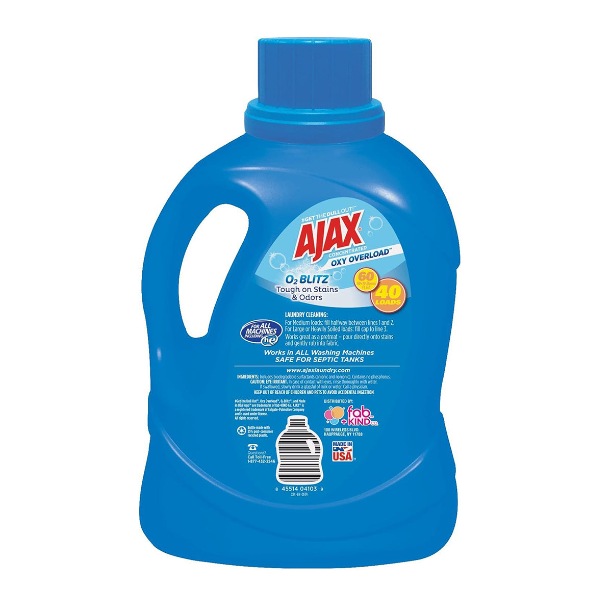 60 Oz Ajax Oxy Overload Laundry Detergent - AJAXX37A