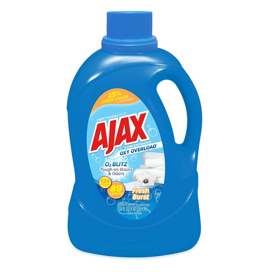 134 Oz Ajax Fresh Burst Oxy Overload Laundry Detergent - AJAXX42A