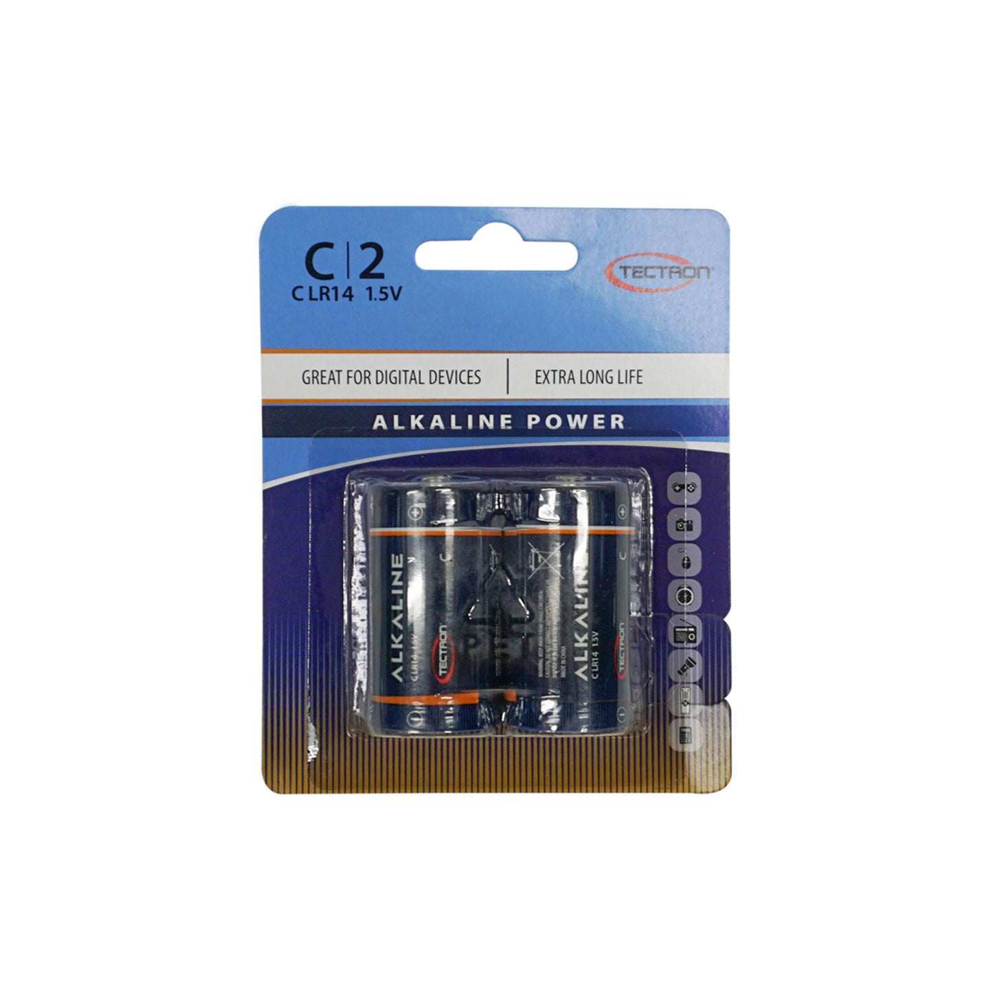 2 Pk C Alkaline Battery - CALK2PK