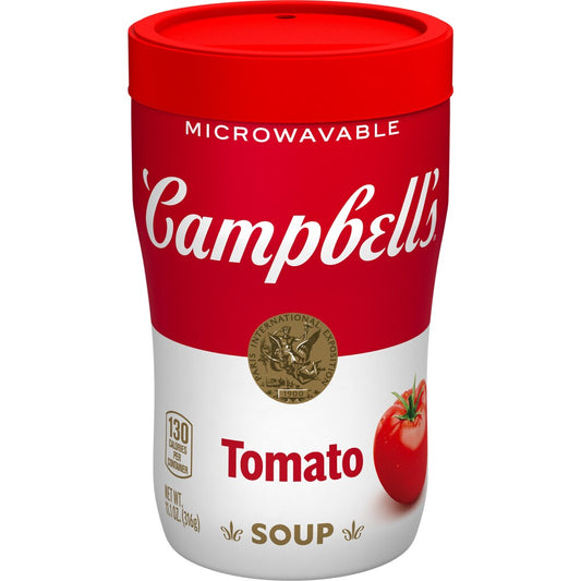 CAMPBELLS MICROWAVEABLE CLASSIC TOMATO SOUP ON THE GO, 11.1oz M CAMPB364