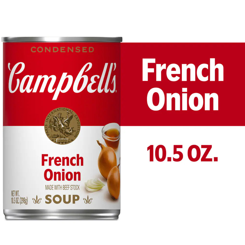 CAMPBELL'S CONDENSED FRENCH ONION SOUP IN BEEF STOCK CAN, 10.5oz M CAMPB723