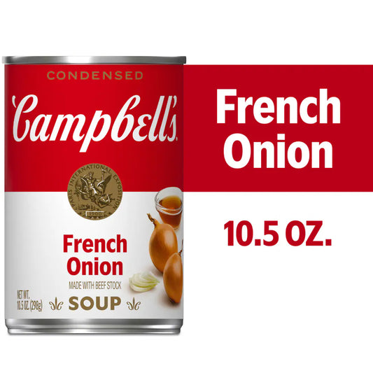 CAMPBELL'S CONDENSED FRENCH ONION SOUP IN BEEF STOCK CAN, 10.5oz M CAMPB723