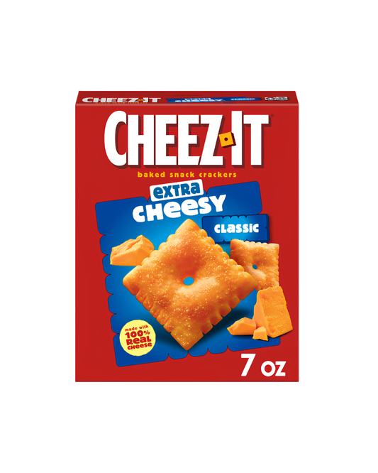 CHEEZ IT EXTRA CHEESY CLASSIC, 7oz GCHEEZIT621