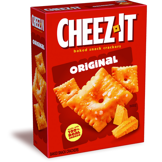 CHEEZ IT BAKED SNACK CRACKERS ORIGINAL, 12.4oz (351g) M CHEEZIT851