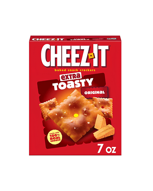CHEEZ IT EXTRA TOASTY ORIGINAL, 7oz GCHEEZIT350
