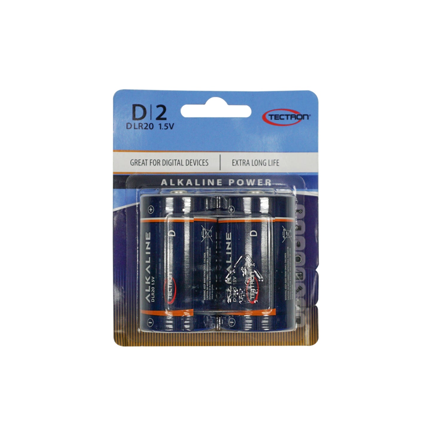 2 Pk D Alkaline Battery - DALK2PK