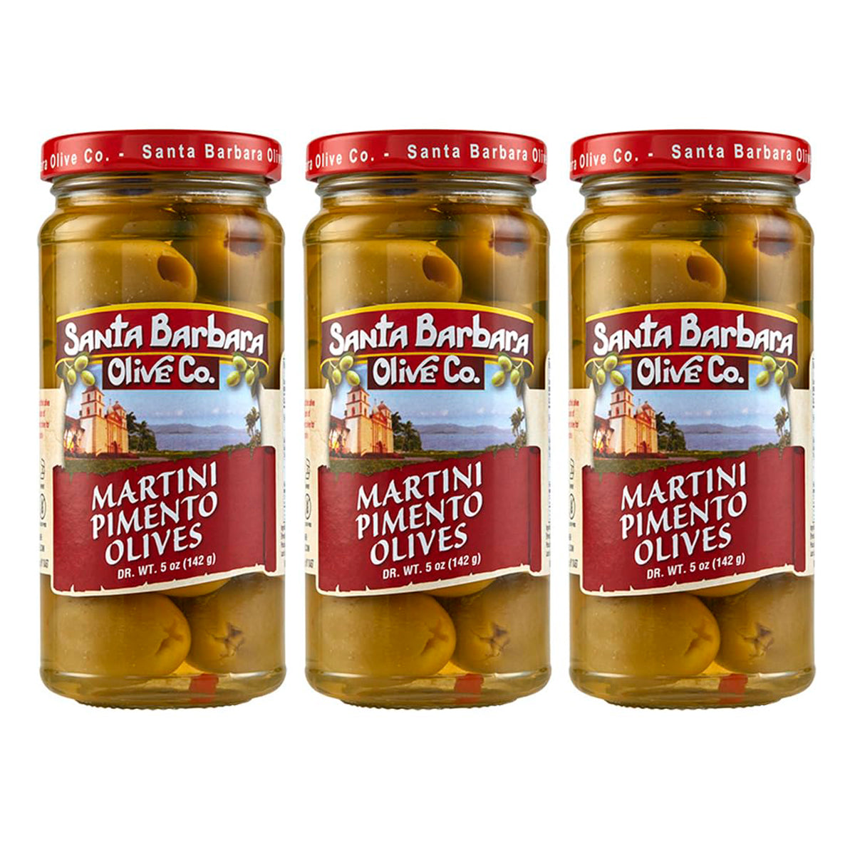 SANTA BARBARA 5 Oz Martini Pimento Olives - G OLIVE