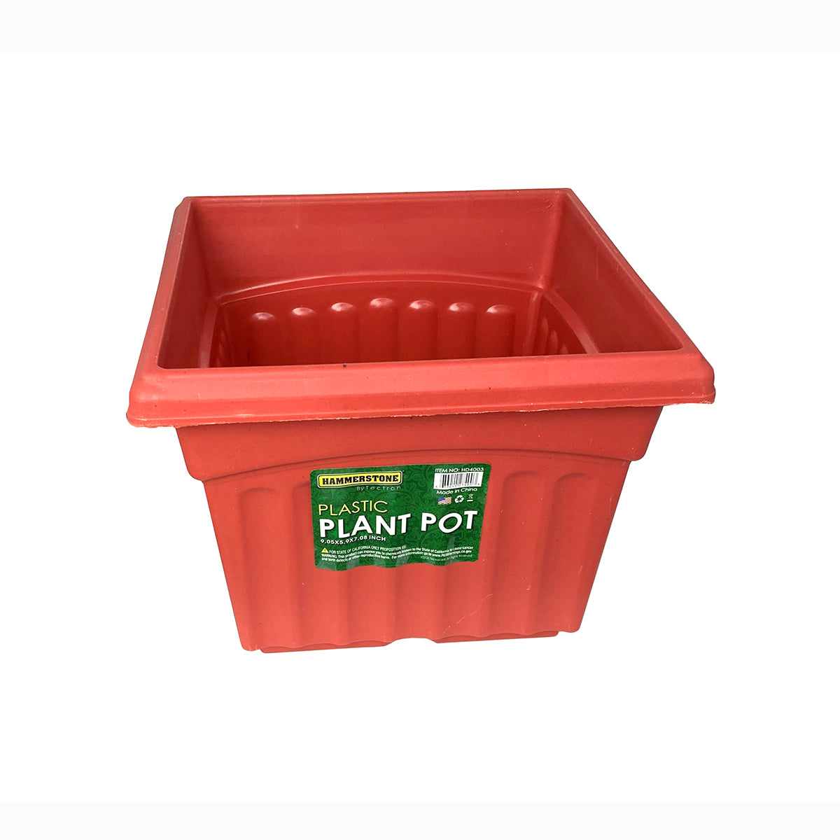 1 Pc Square Flower Pot (Size: 9.05 5.9 X 7.08 Inches) - HD4003