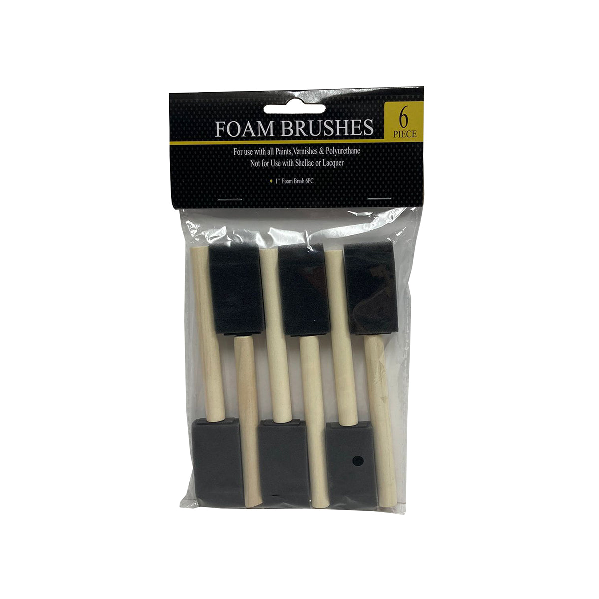 Foam Brush 6Pc - HDF6