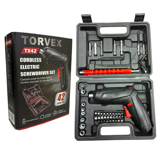 TORVEX TX42 42 Pc Set Screwdriver Tool Kit - HD TOOL42