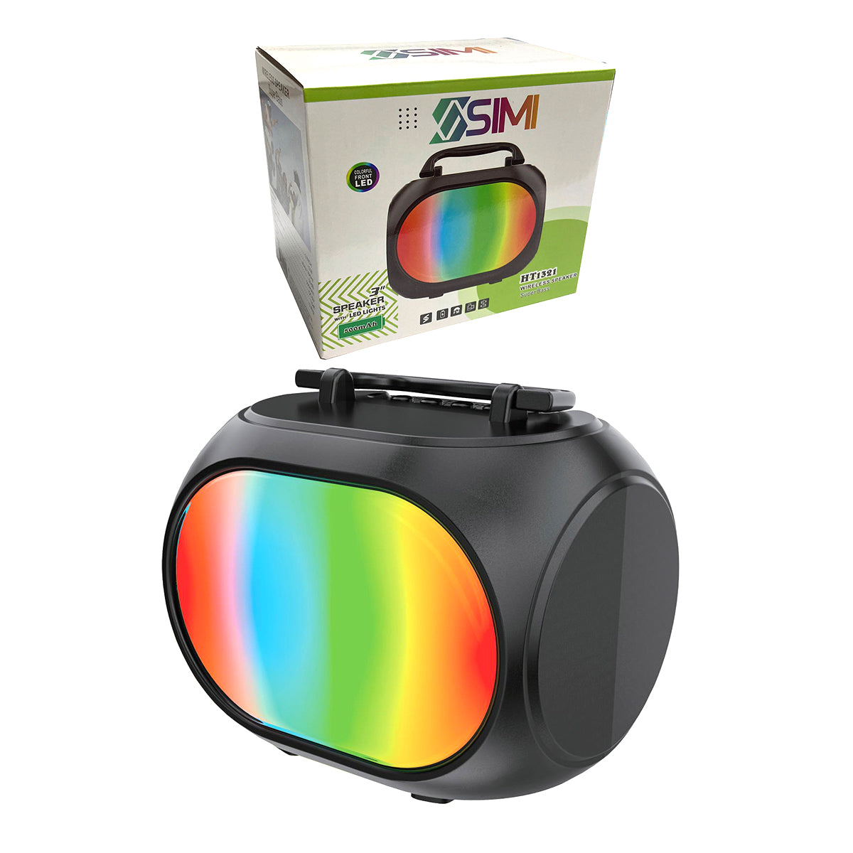 3” Speaker With LED Lights 500 Mah - HT1321