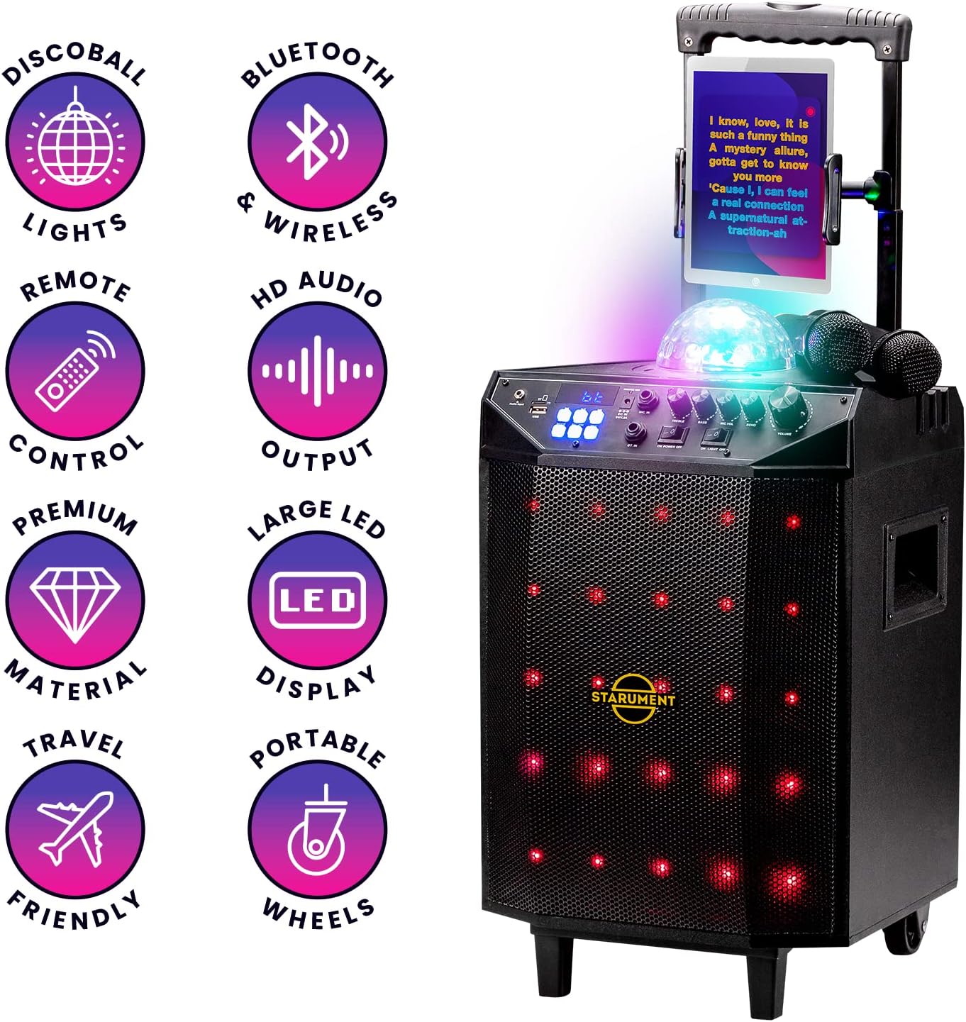 STARUMENT Portable Karaoke Machine - HT500