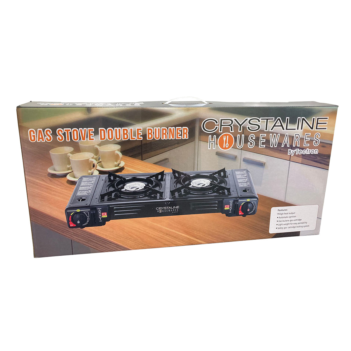 Double Burner Portable Gas Stove - HW007