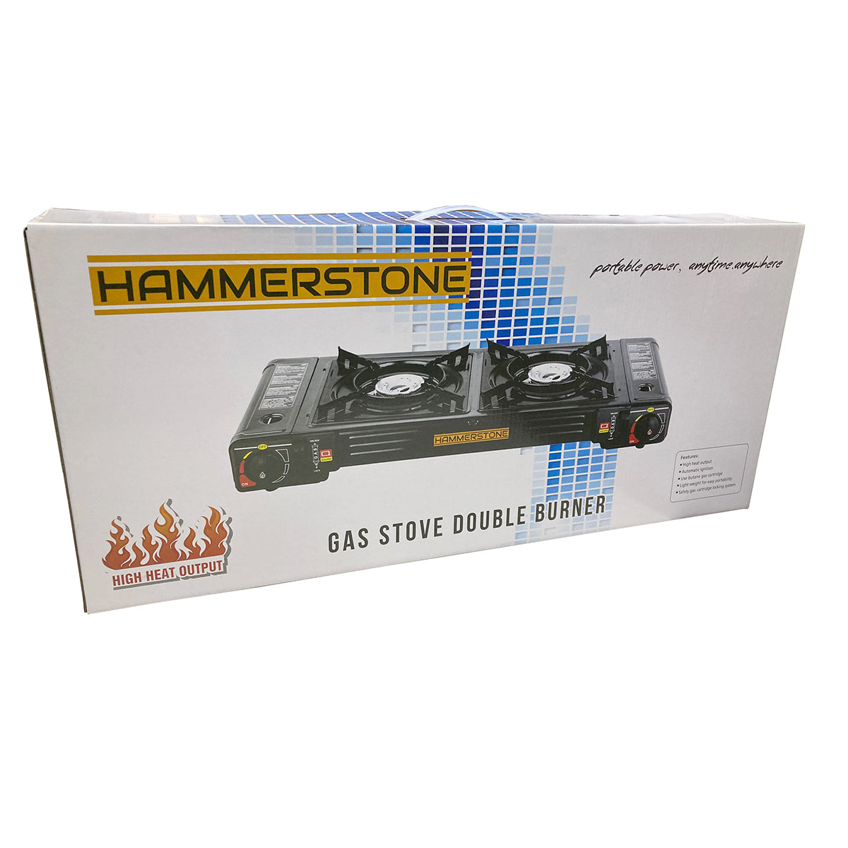 Double Burner Portable Gas Stove - HW007