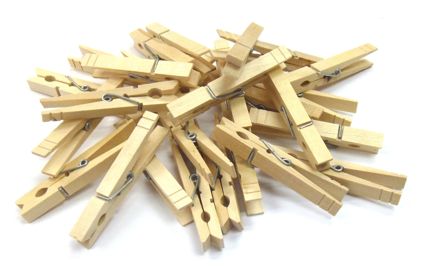 100 Pcs Wooden Clothespins - HW100