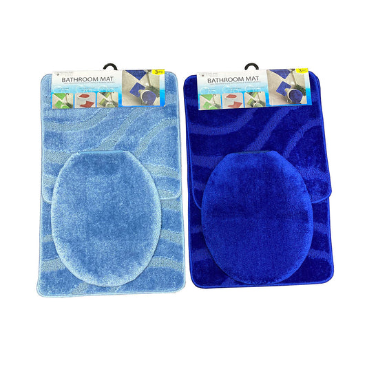 3 Pc Set Bathroom Rug - HW118