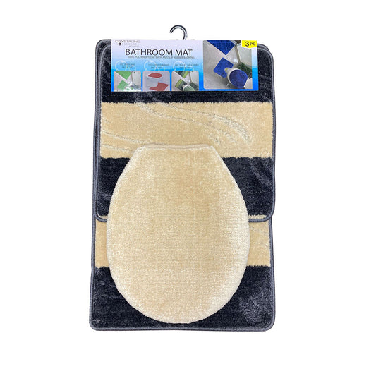 3 Pc Set Bathroom Rug - HW123