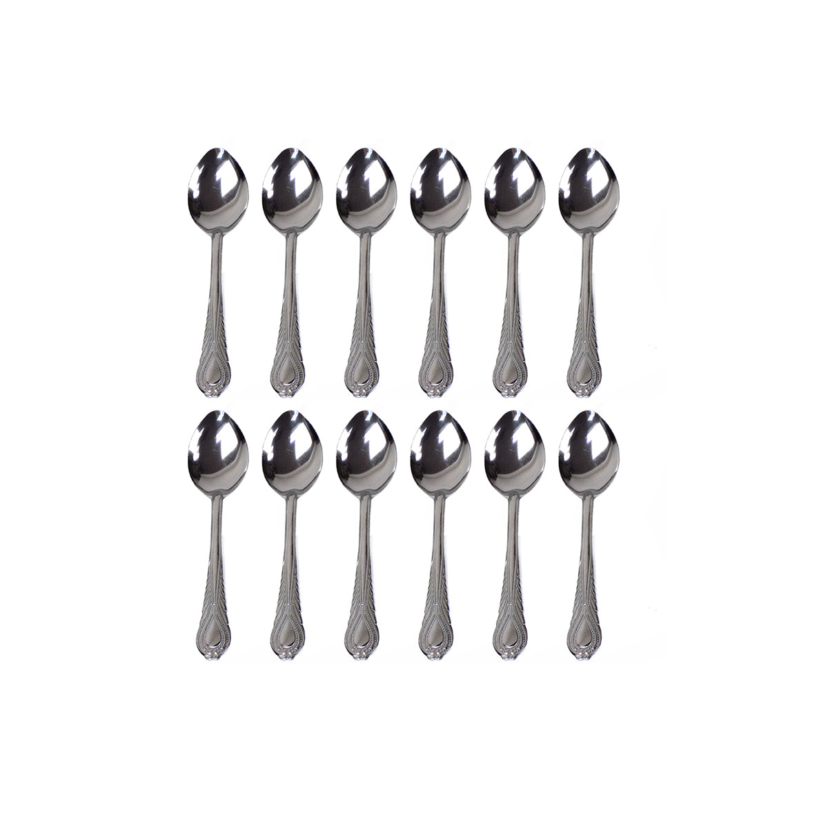 12 Pcs Stainless Steel Teaspoons Set - KT104