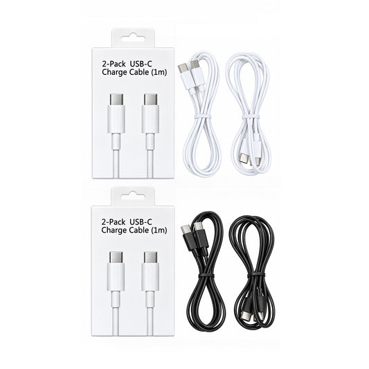 2 Pack 3 FT Type C to Type C Cable - M CPLUG