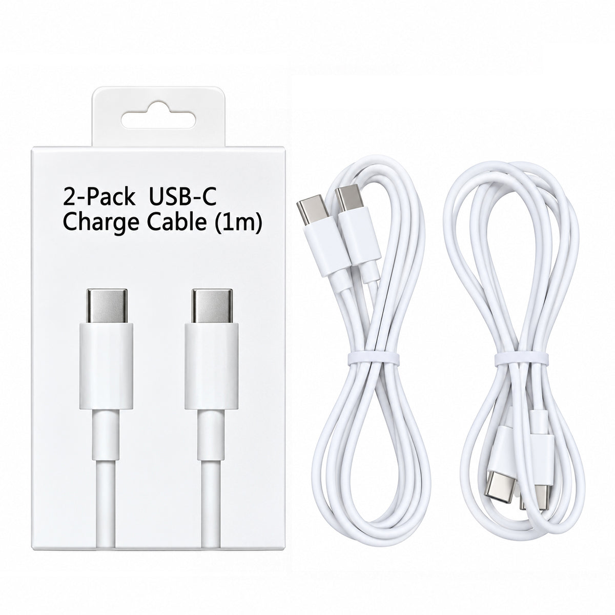 2 Pack 3 FT Type C to Type C Cable - M CPLUG
