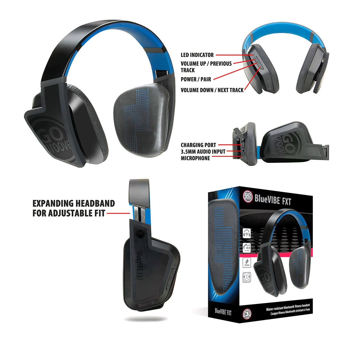 Go Groove Bluevibe Fxt Headset - MFXT200