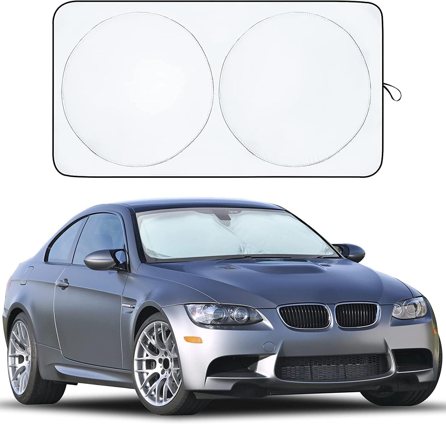 ECONOUR Car Sunshade 64 x 32 Inches - MHWSX2