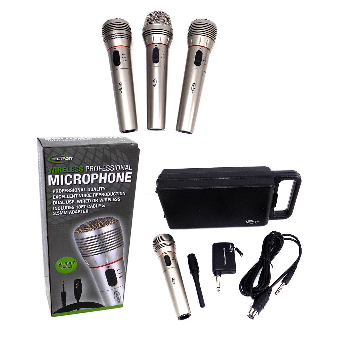 Wireless Microphone With Case - MICASSTD