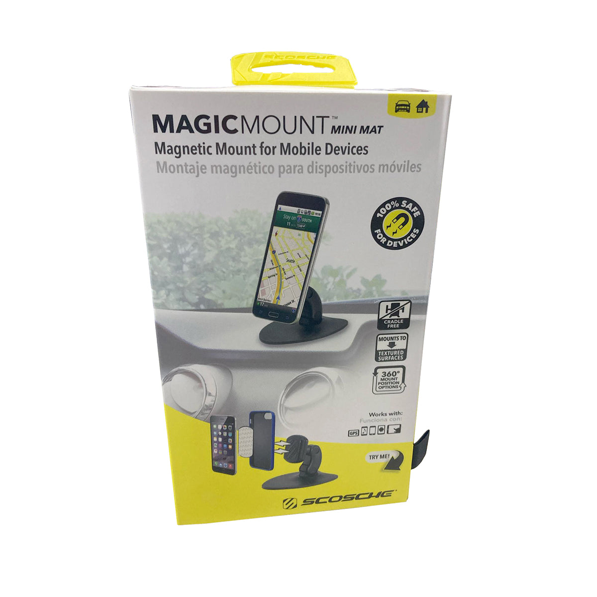 SCOSCHE Phone Magnetic Mount for Car Dash or Table - MMAGMS2