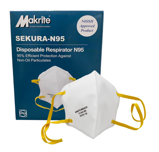 Makrite Sekura - N95 Disposable Respirator Mask - MN95