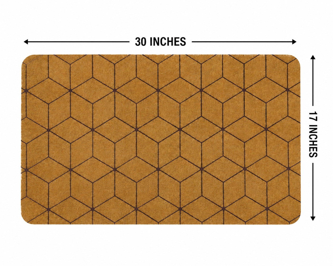 17 Inch X 30 Inch Door Mat 1 Pack - M RUG1730 1PK