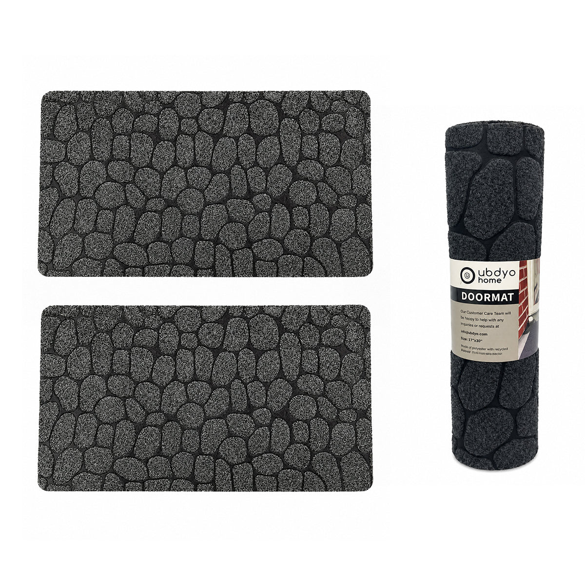 17 Inch X 30 Inch Door Mat 2 Pack - M RUG1730 2PK