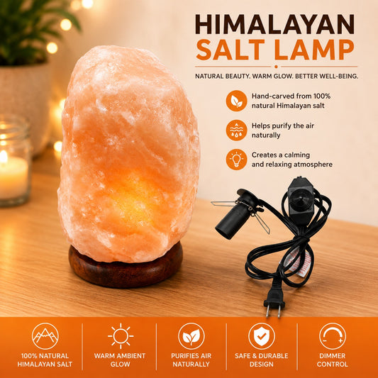 Himalayan Salt Lamp Natural Shape 12 lbs - MSL12