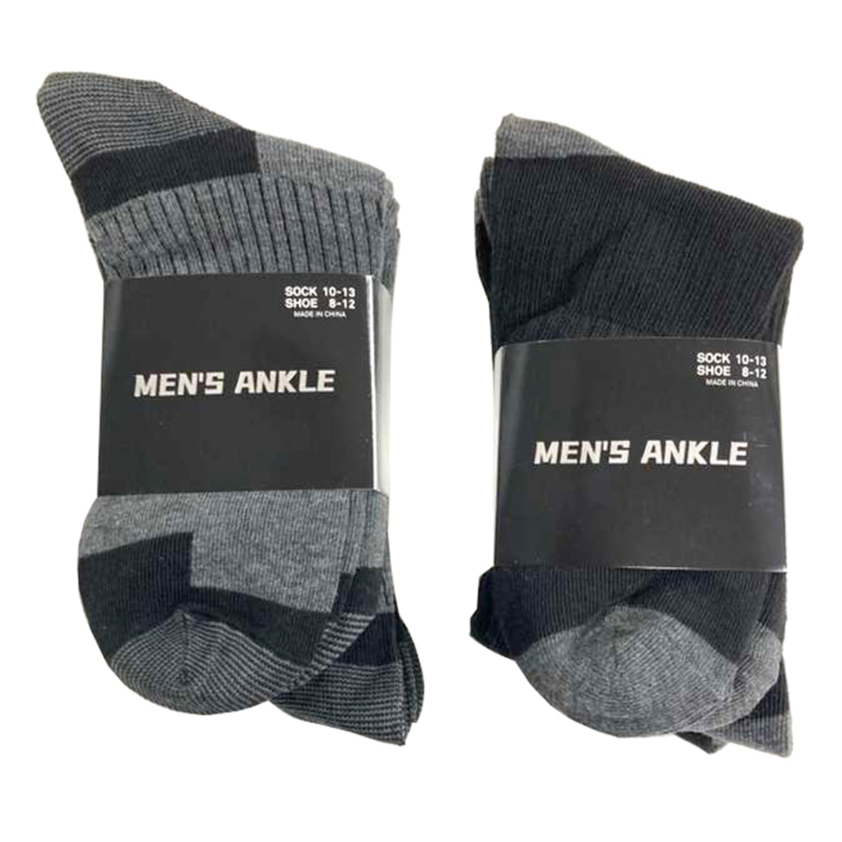5 Pairs Assorted Men's Ankle & Crew Socks - MSOCKS