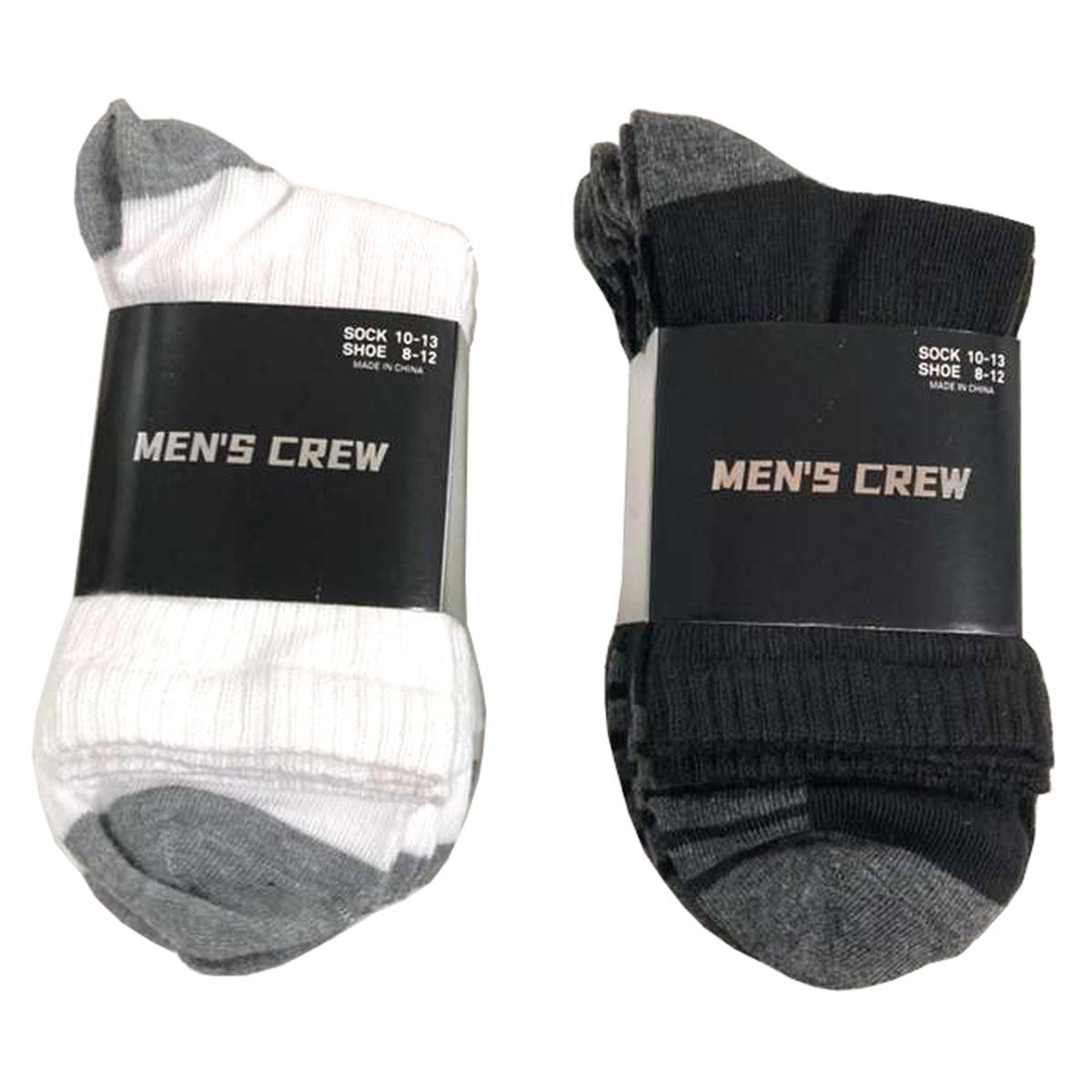 5 Pairs Assorted Men's Ankle & Crew Socks - MSOCKS
