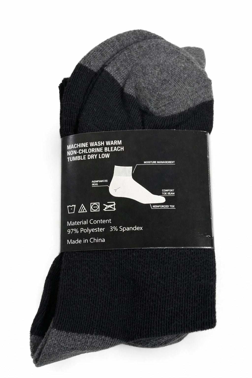 5 Pairs Assorted Men's Ankle & Crew Socks - MSOCKS