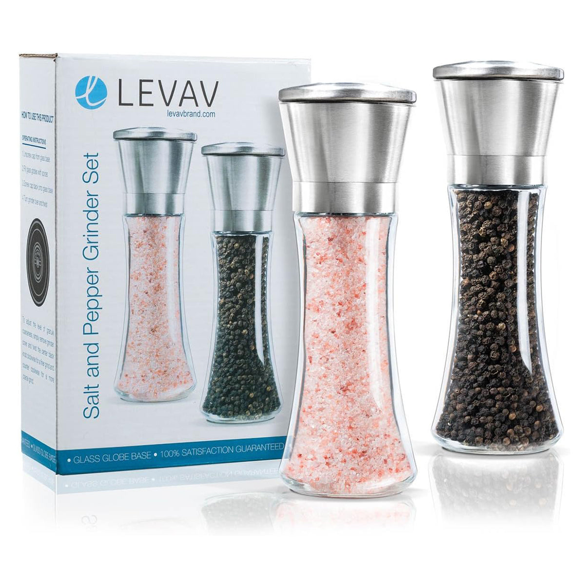 Levav Premium Salt and Pepper Grinder Set of 2 - M SP002